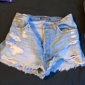 Denim Abercrombie and Fitch shorts